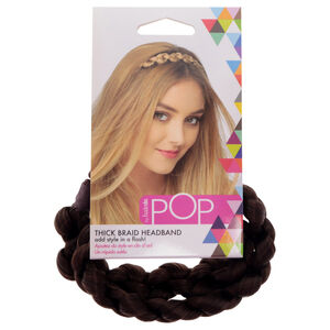 Pop Thick Braid Headband - R6 30H Chocolate Copper by Hairdo 1 Pc Hair Band